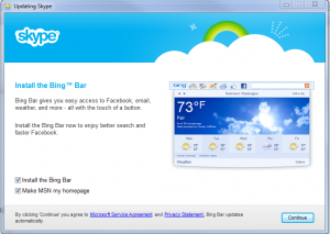 Skype-BingBar
